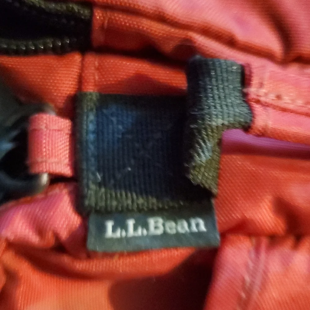 L.L. Bean Red Travel Organizer
